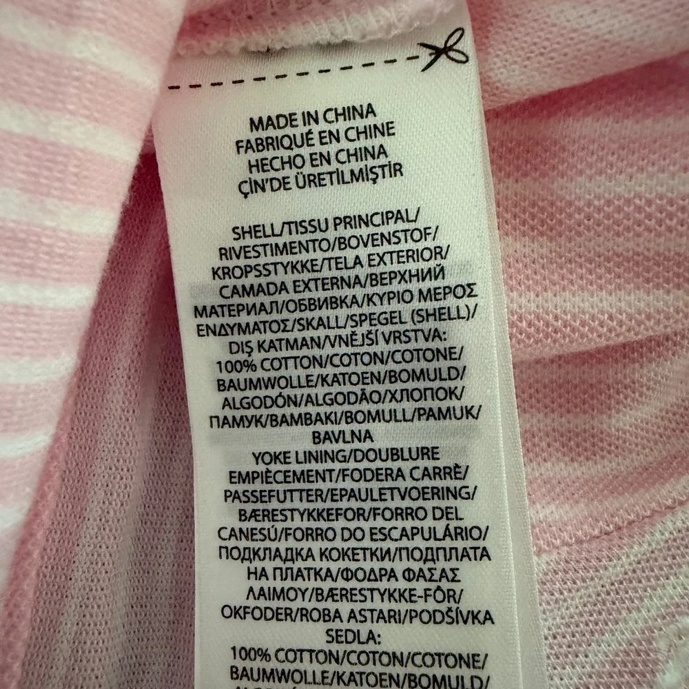 Ralph Lauren Baby Girls Pink White Stripe Tennis Bow Dress Bloomers‎ Set 24M NWT